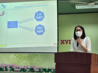 Họp phụ huynh học sinh lớp 9 năm học 2021-2022 - Tư vấn, phân luồng tuyển sinh lớp 10