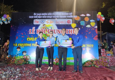 Công trình măng non "Bạn vì bạn" và Chương trình “Đêm hội trăng rằm - Thắp sáng ước mơ trẻ thơ” Thành phố Thủ Dầu Một năm 2022