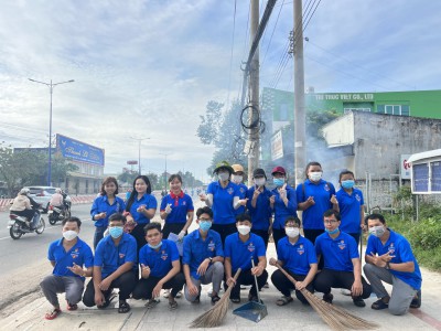 Thực hiện tuyến đường Sáng - Xanh - Sạch - Đẹp - Văn minh - An toàn năm 2022