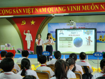 Sinh hoạt ngoại khóa tiếng Anh năm học 2022-2023 với chủ đề "Hành tinh của chúng ta"