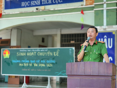 Tuyên truyền “ Về tình hình bạo lực học đường, Phòng chống ma túy, tín dụng đen năm học 2022 - 2023