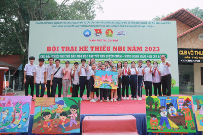 Tham gia Hội trại hè thiếu nhi năm 2023