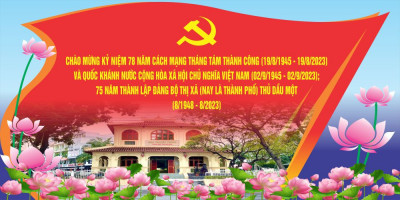 Đảng bộ thành phố Thủ Dầu Một 75 năm hình thành và phát triển (8/1948 - 8/2023)