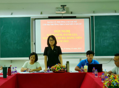 Hội nghị kiểm điểm, đánh giá xếp loại chi bộ, đảng viên năm 2023