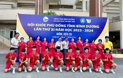 Tham gia Hội khỏe Phù Đổng tỉnh Bình Dương lần thứ XI năm học 2023-2024