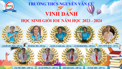 Vinh danh học sinh đạt giải thưởng IOE các cấp năm học 2023-2024