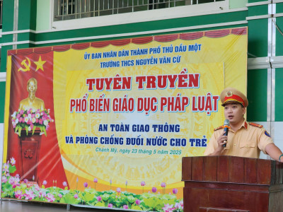Truyên truyền phổ biến giáo dục pháp luật, an toàn giao thông và phòng chống đuối nước cho trẻ năm học 2024-2025