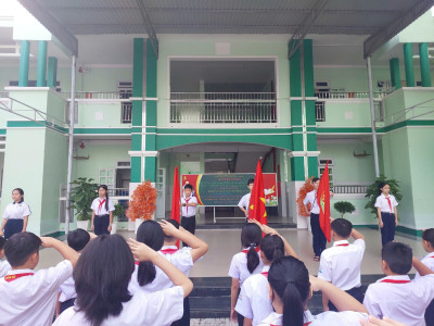 Liên Đội THCS Nguyễn Văn Cừ phát động Chủ đề năm học 2025 - 2026