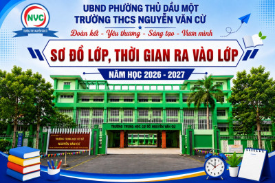 Sơ đồ lớp, thời gian ra vào lớp năm học 2026 - 2027