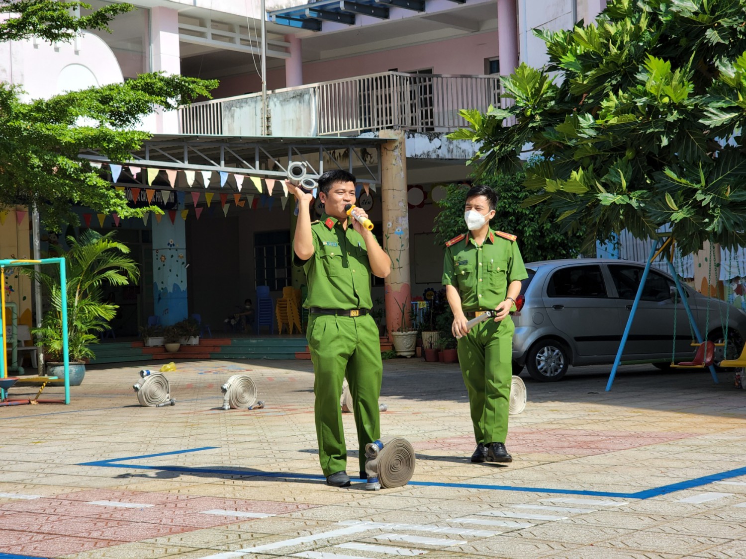 Tập huấn phòng cháy chữa cháy năm học 2021-2022