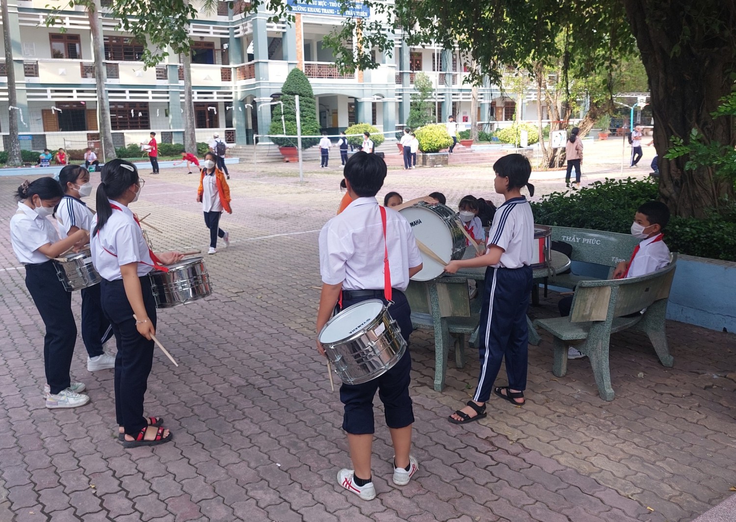 Tiết sinh hoạt Đội của Liên đội THCS Nguyễn Văn Cừ