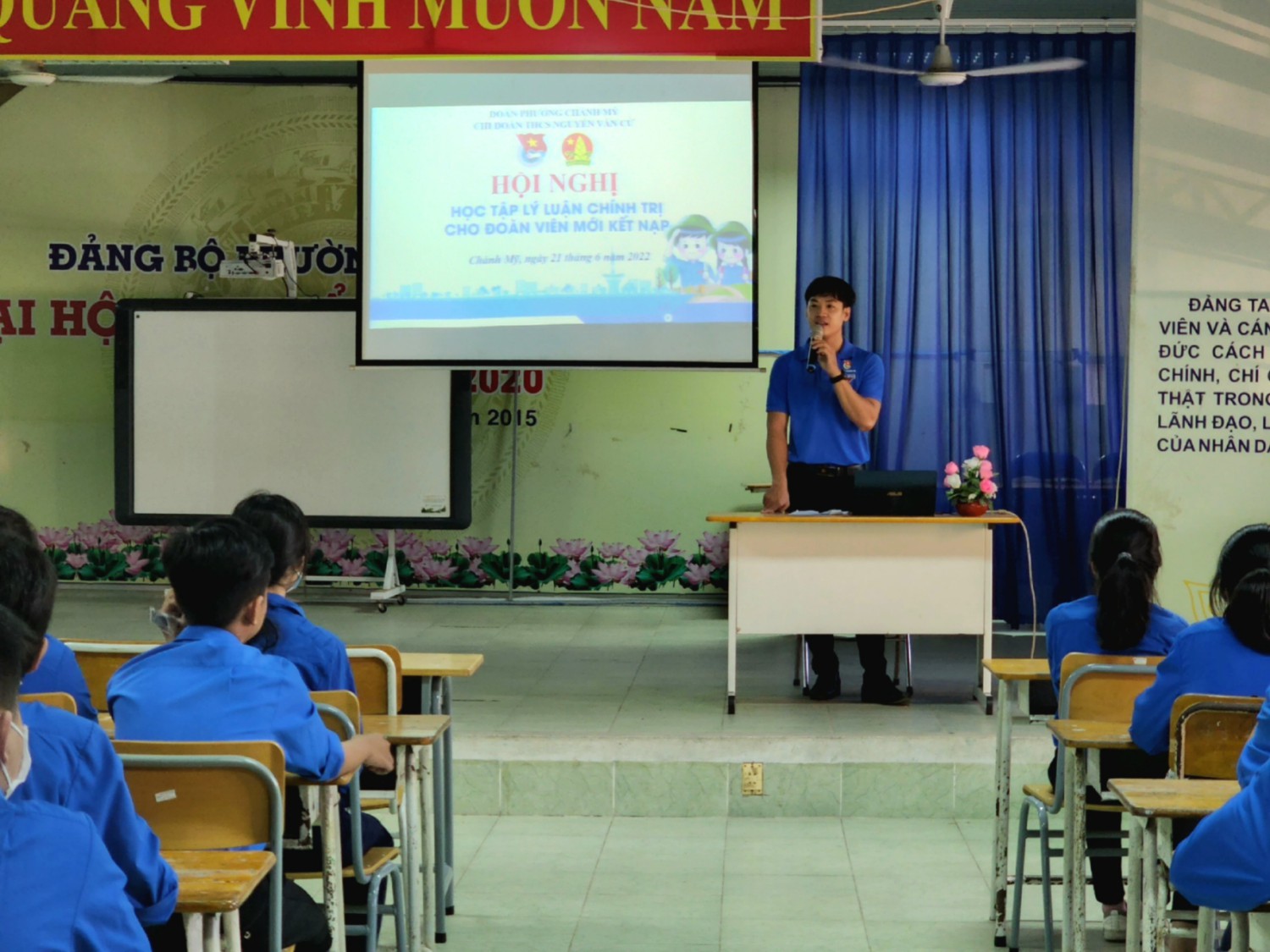 Hội nghị triển khai học tập 4 bài học lý luận chính trị dành cho đoàn viên kết nạp mới năm 2022