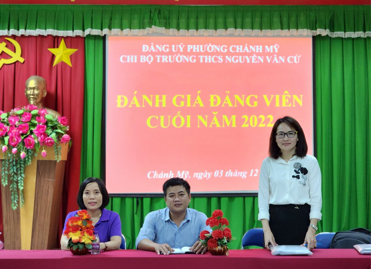 Đánh giá chất lượng Đảng viên cuối năm 2022