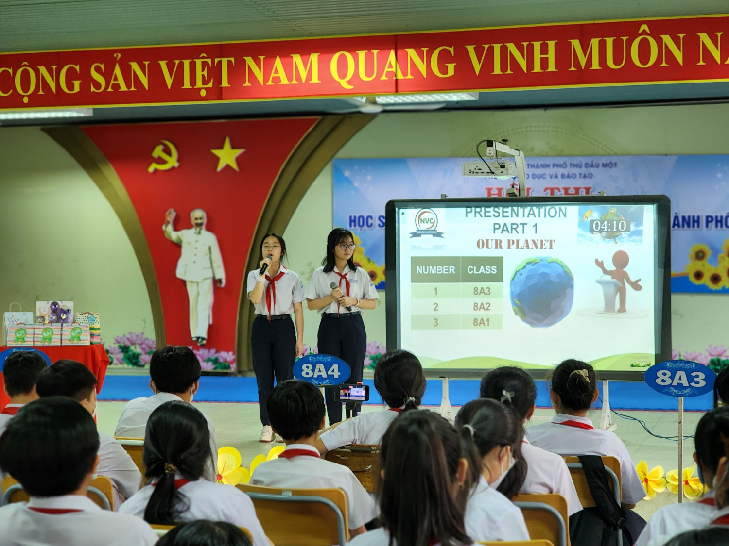 Sinh hoạt ngoại khóa tiếng Anh năm học 2022-2023 với chủ đề "Hành tinh của chúng ta"
