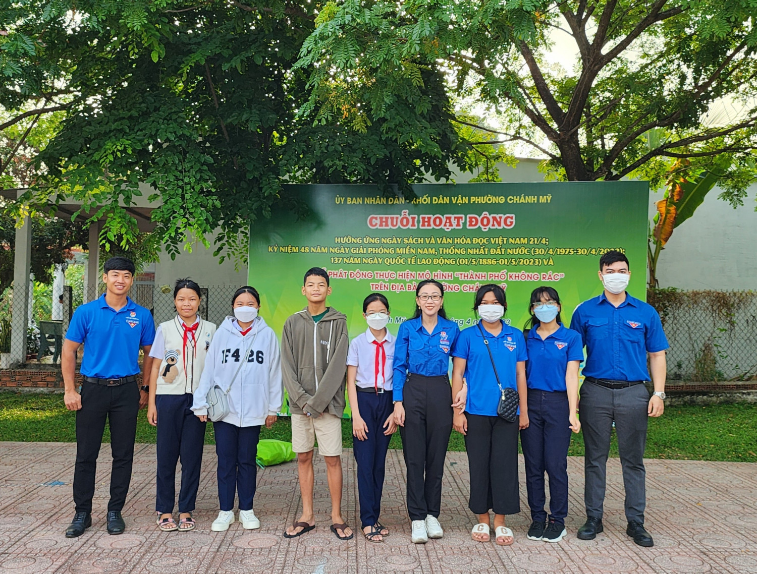 Tuổi trẻ Nguyễn Văn Cừ tham gia chuỗi hoạt động kỷ niệm 48 năm ngày giải phóng miền nam, thống nhất đất nước (30/4/1975 - 30/4/2023) và Quốc tế lao động 01/5