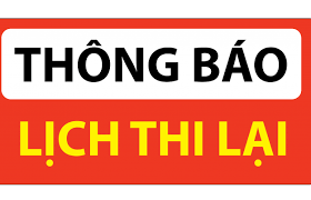 Lịch thi lại trong hè năm học 2022-2023