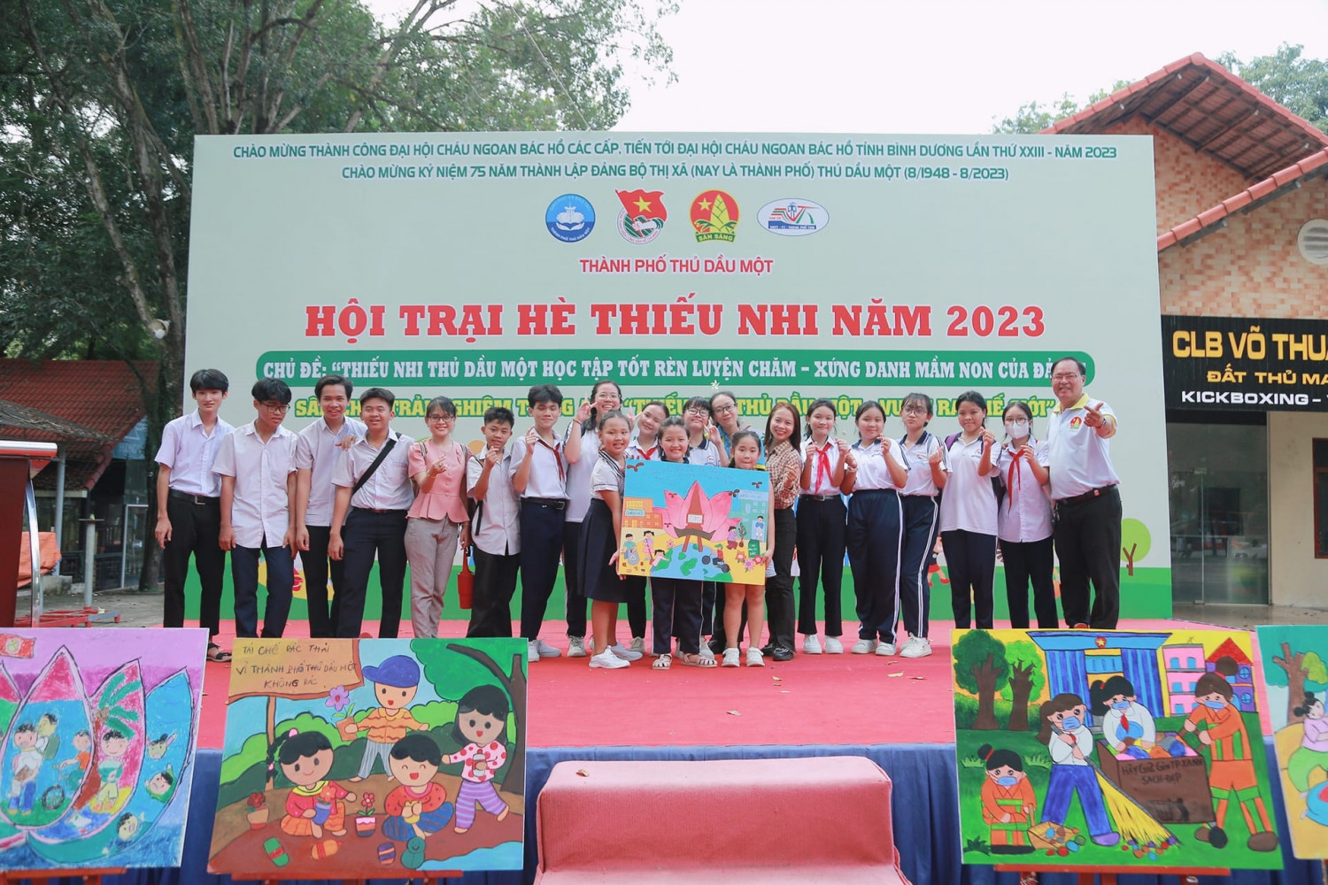 Tham gia Hội trại hè thiếu nhi năm 2023