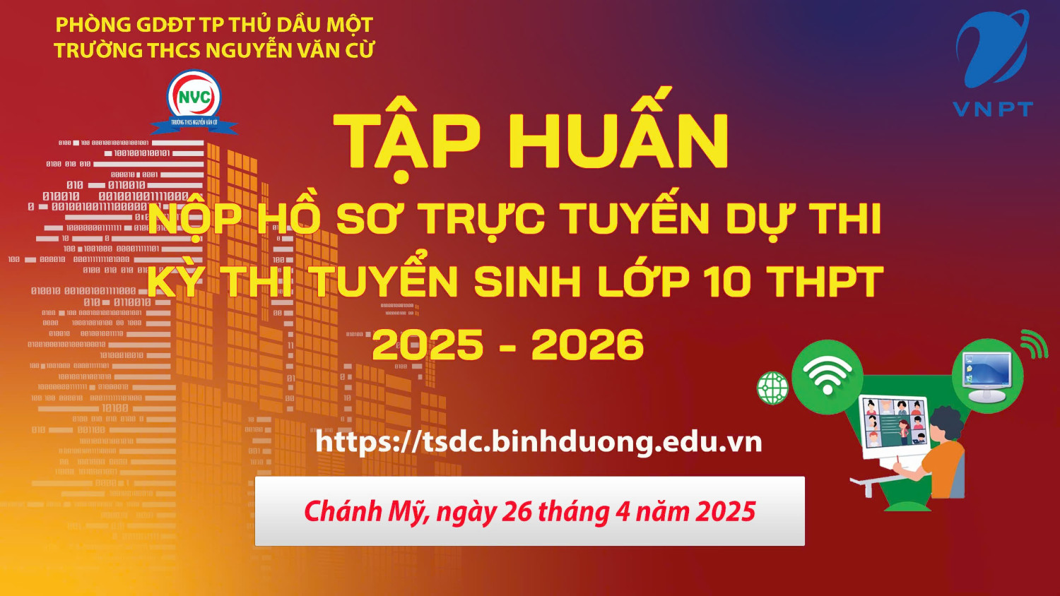 Video hướng dẫn nộp hồ sơ trực tuyến kỳ thi tuyển sinh lớp 10 THPT năm học 2025 - 2026
