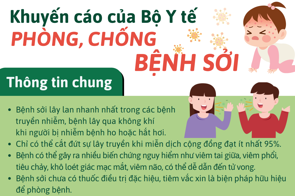 Truyên truyền phòng chống bệnh Sởi