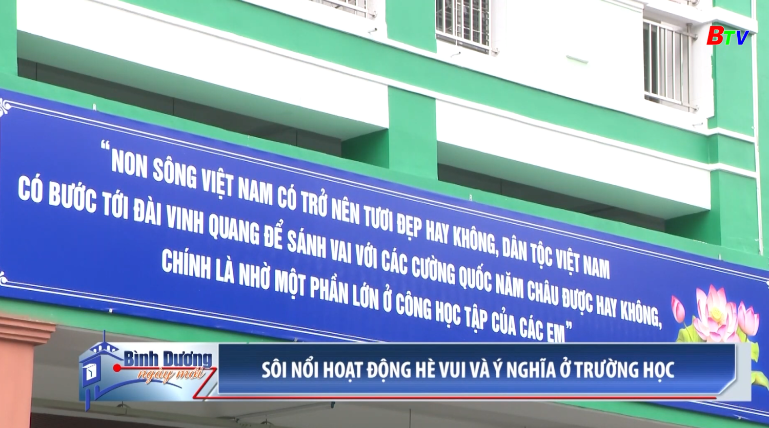 Sôi nổi hoạt động hè vui và ý nghĩa ở trường học