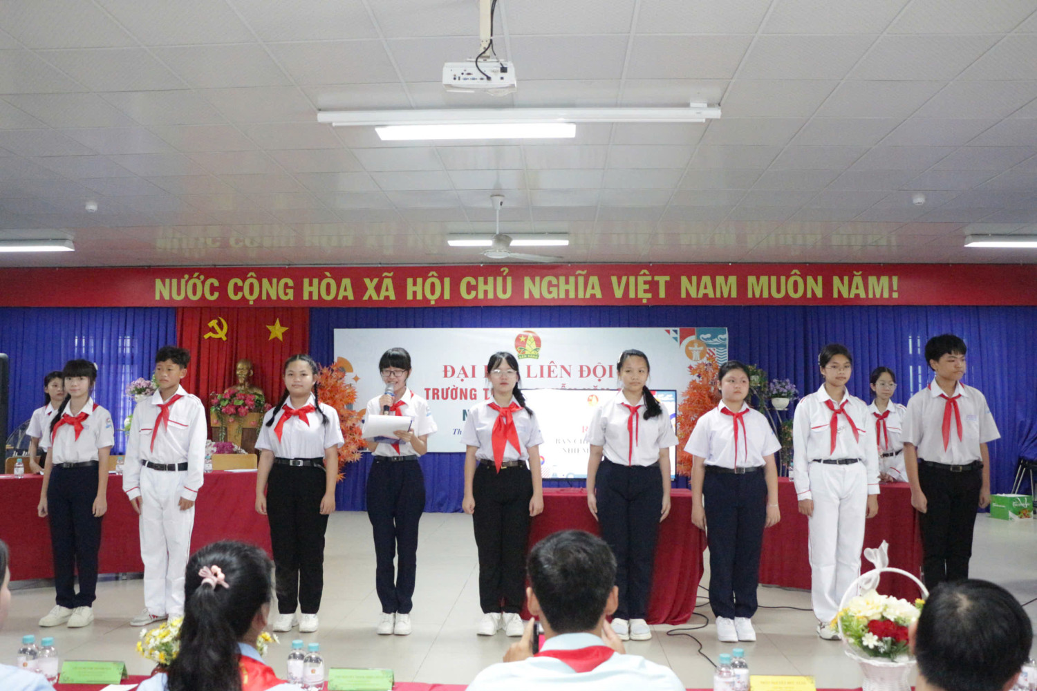 Đại hội Liên đội THCS Nguyễn Văn Cừ năm học 2025 - 2026