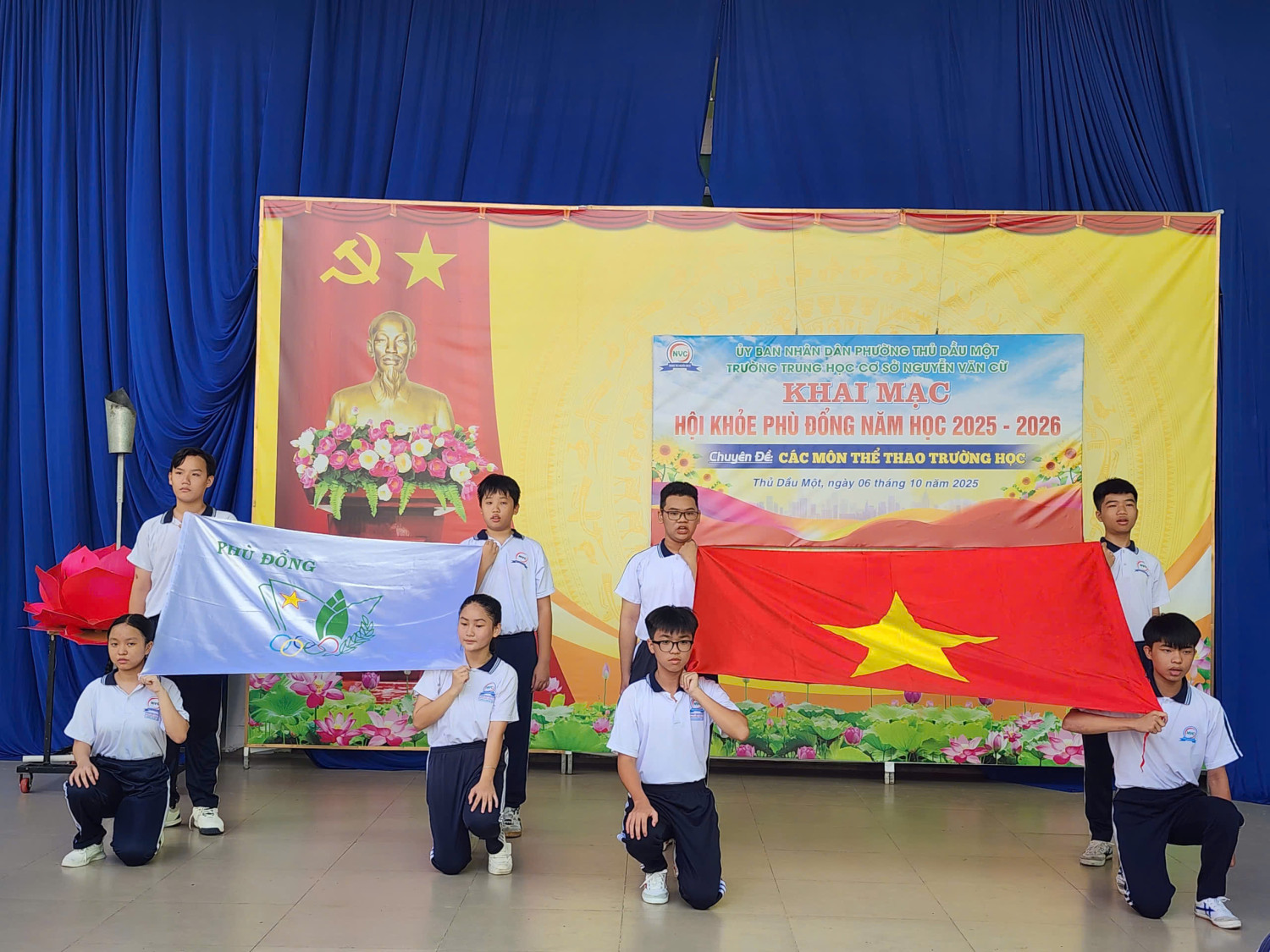 Lễ khai mạc Hội khoẻ Phù Đổng cấp cơ sở và sinh hoạt chuyên đề năm học 2025 - 2026