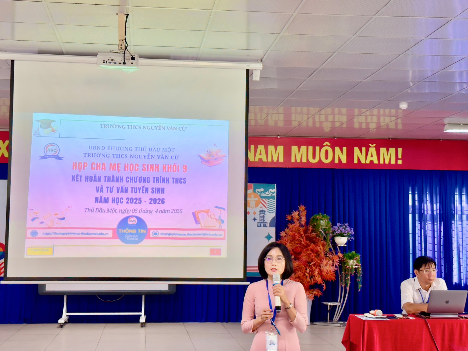 Họp Cha mẹ học sinh khối 9, xét hoàn thành chương trình THCS và tư vấn tuyển sinh năm học 2025 - 2026