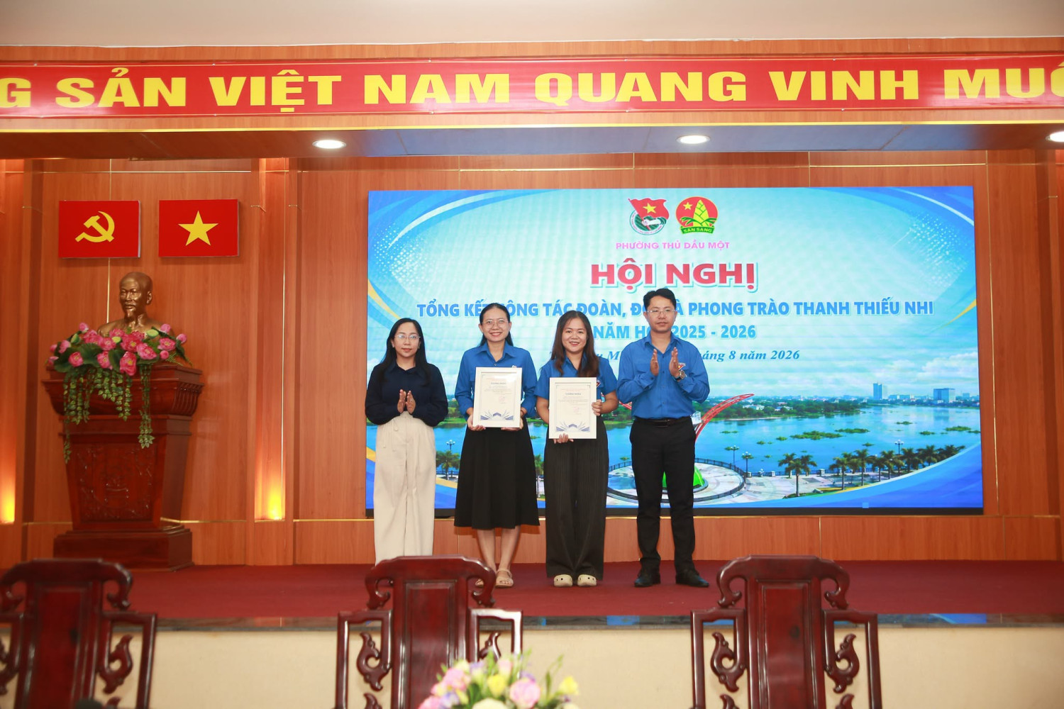 Hội nghị Tổng kết công tác Đoàn - Đội trường học năm học 2025 - 2026