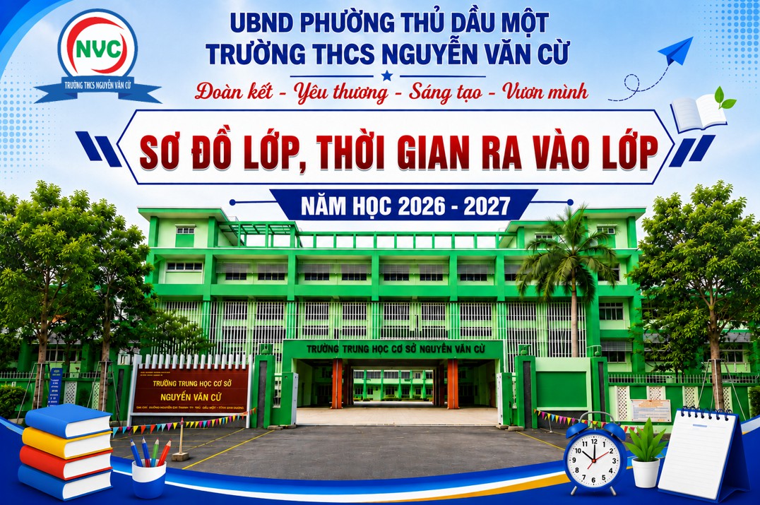 Sơ đồ lớp, thời gian ra vào lớp năm học 2026 - 2027